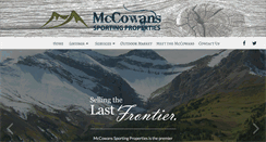Desktop Screenshot of mccowans.com
